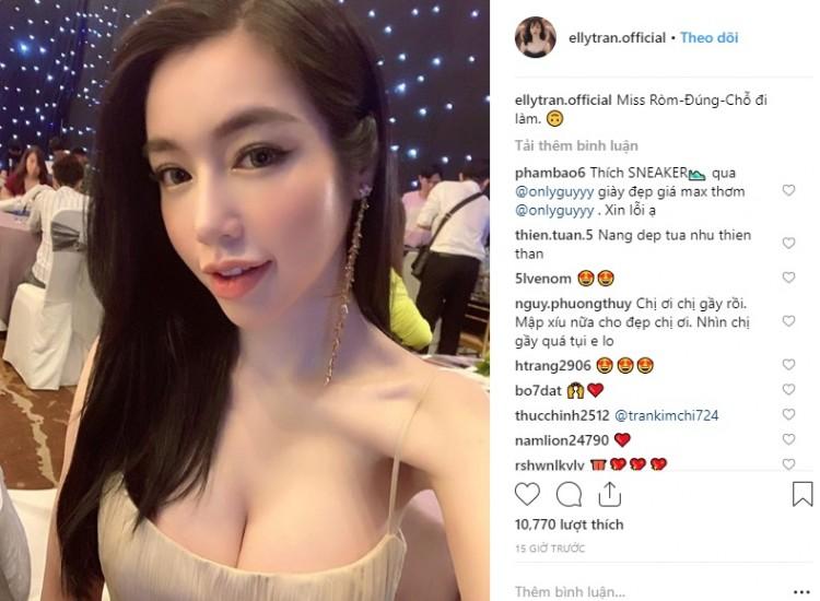 Dù sở hữu vòng 1 nóng bỏng, Elly Trần vẫn khiến khán giả khiếp sợ vì xương vai nhô lên như kiếm-2