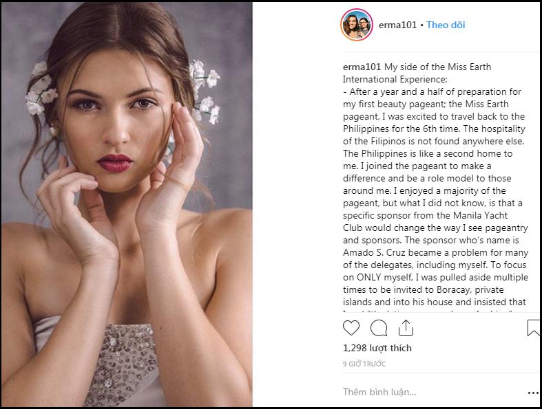3 thí sinh đồng loạt tố cáo nhà tài trợ Hoa hậu Trái Đất 2018 gạ gẫm tình dục đổi giải thưởng-3