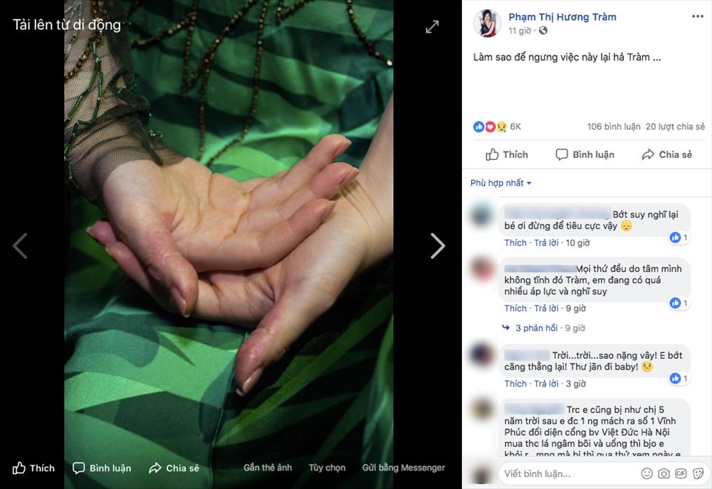 Êkip tiết lộ: Hương Tràm thường ngồi trong góc tối mân mê bàn tay tới mức máu chảy qua các kẽ tay-1