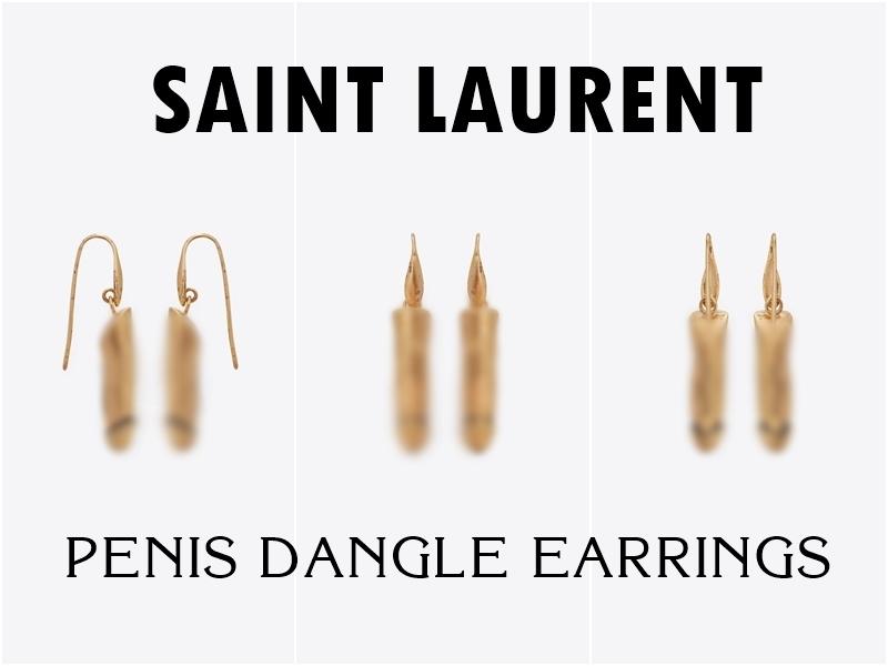 YSL gây shock với mẫu khuyên tai và vòng đeo cổ hình bộ phận sinh dục nam giá hơn 20 triệu đồng-1