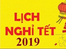 Tết Dương lịch 2019 được nghỉ 4 ngày liên tiếp Tết Dương lịch 2019 được nghỉ 4 ngày liên tiếp