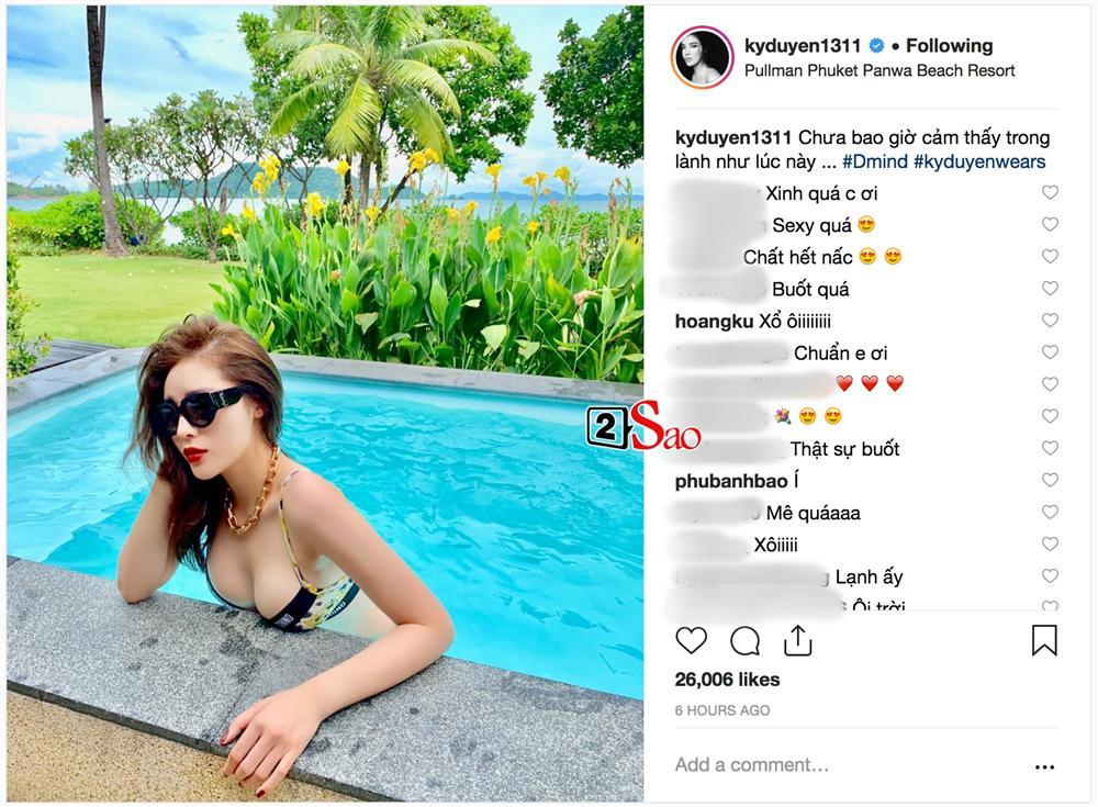 Sau 7 tháng công khai nâng ngực, Kỳ Duyên đăng ảnh bikini với vòng 1 căng như sắp nổ tung-1