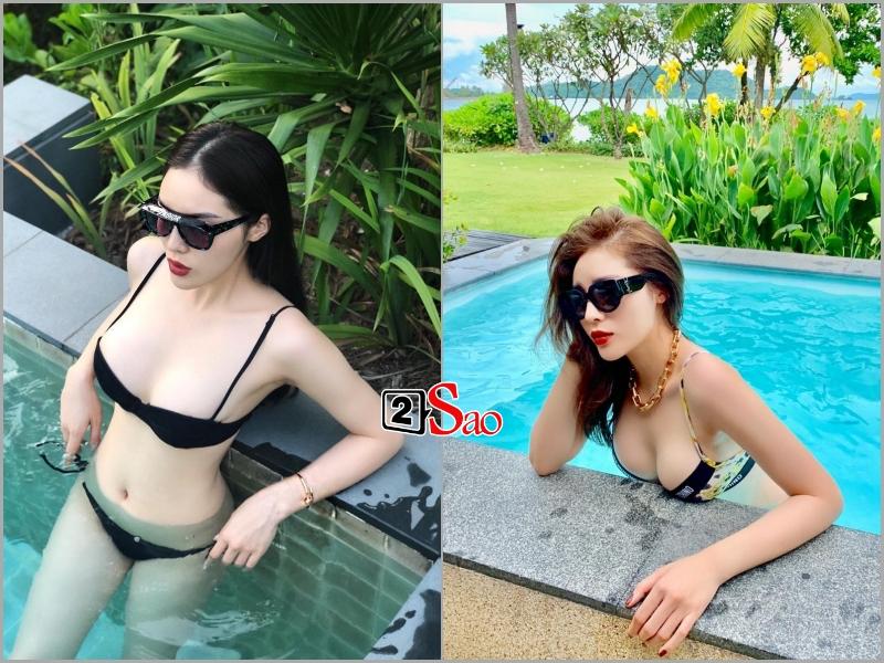 Sau 7 tháng công khai nâng ngực, Kỳ Duyên đăng ảnh bikini với vòng 1 căng như sắp nổ tung-2