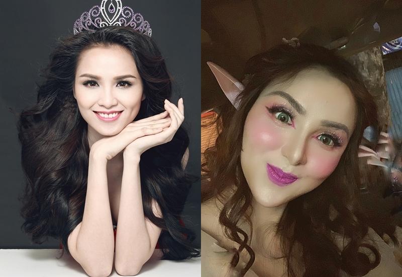 Hoa hậu Diễm Hương gây xôn xao với gương mặt bị nghiệp đoàn mạng nhận xét chẳng khác nào búp bê hư-12