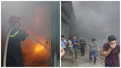 Hà Nội: Cháy lớn kho hàng gần bến xe Nước Ngầm