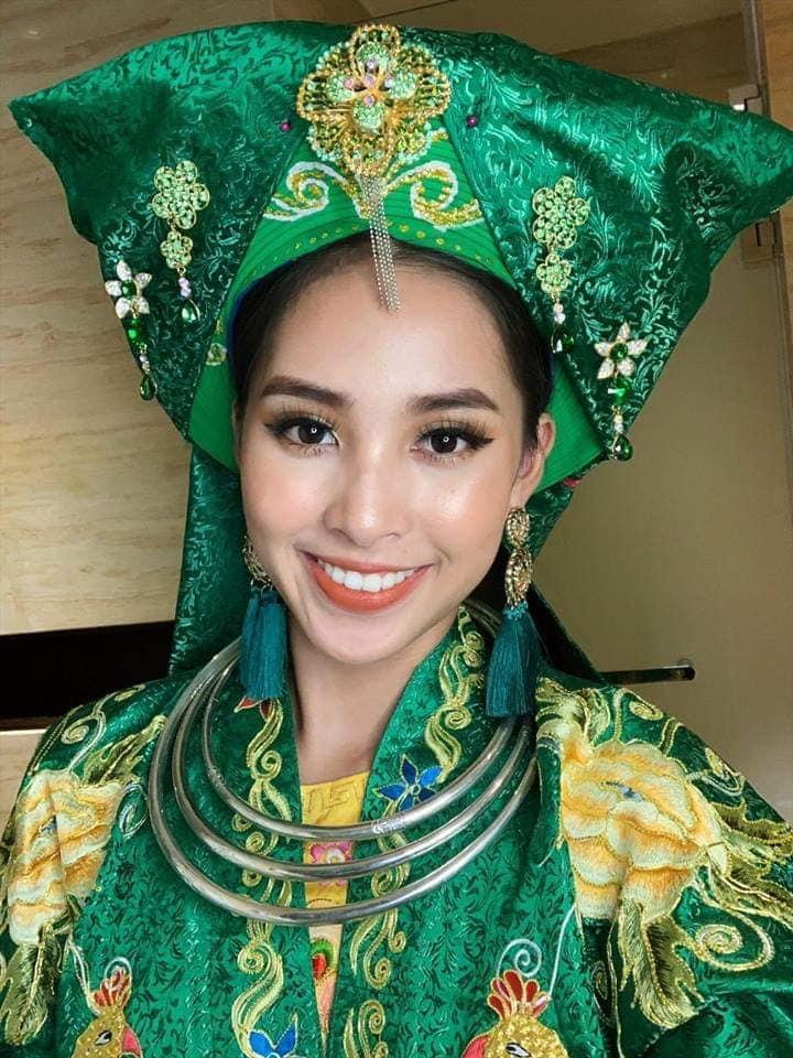 Hoa hậu Tiểu Vy lên đồng với bài múa Cô đôi thượng ngàn trong phần thi Dance of the World-1