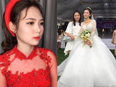 Hé lộ thêm những hình ảnh cô dâu 18 tuổi đẹp như hotgirl trong đám cưới nhiều tỷ tại Vĩnh Phúc