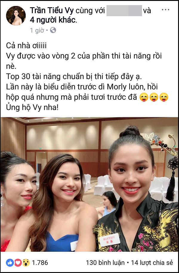 BẤT NGỜ LỚN: Hát Lạc trôi của Sơn Tùng M-TP, Tiểu Vy lọt top 30 người đẹp tài năng tại Miss World 2018-1