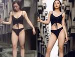 Giờ thì đến cả hotgirl phòng gym cũng bị nghiệp đoàn mạng bóc mẽ đôi chân đời thực ngắn ngủn như giò heo-9