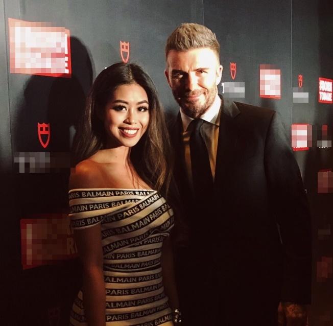 Thảo Tiên cùng mẹ gặp lại David Beckham tại Singapore-2