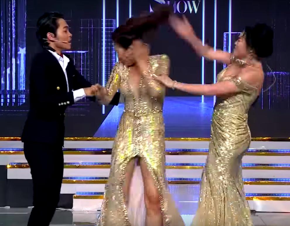 Bị xỉ vả chuyện dao kéo, Phi Thanh Vân lao vào tát đồng nghiệp: Tao có tiền, có gan thì tao sửa-5