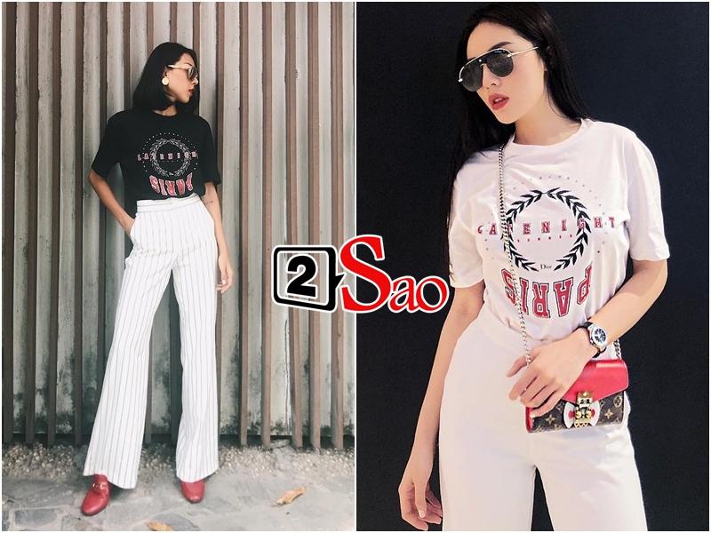 NGẠC NHIÊN CHƯA: Liên quan gì tới nhau mà sao Kỳ Duyên - Minh Triệu cứ phải mặc đồ đôi mới chịu!-9