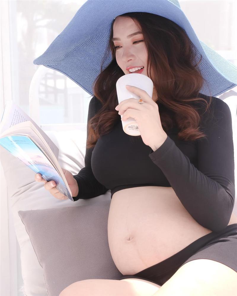 Đối mặt với nguy hiểm khi mang thai lần 3 liên tiếp sau sinh mổ, Hải Băng an nhiên: Cứ hưởng thụ khi có thể-5