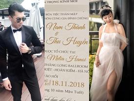 Thiệp cưới của Trương Nam Thành và người tình đại gia chính thức lộ diện Thiệp cưới của Trương Nam Thành và người tình đại gia chính thức lộ diện