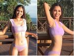 Trần Tiểu Vy diện bikini khoe đường cong bốc lửa không hề thua chị kém em tại Miss World 2018