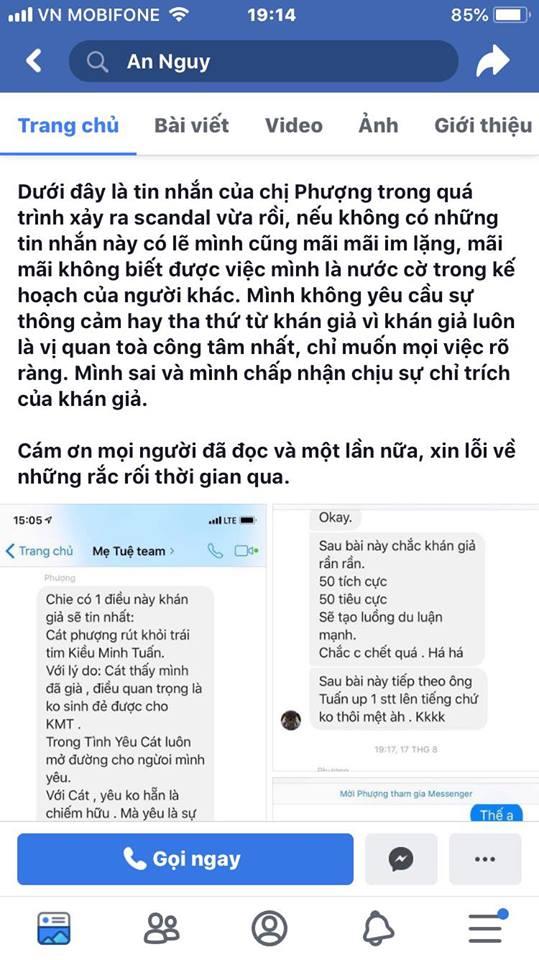 SHOCK: An Nguy công khai nói xin lỗi và khẳng định Cát Phượng – Kiều Minh Tuấn chưa từng kết hôn-9