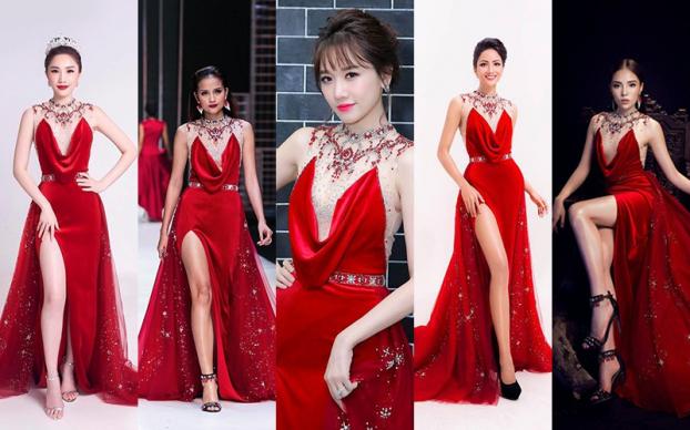 Những lần đụng độ váy áo của Hari Won với mỹ nhân Việt, ai đẹp hơn ai?-1