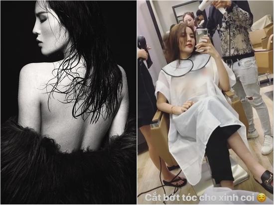 Vừa qua sinh nhật chưa được 1 tuần, Kỳ Duyên đã quyết định 'xuống tóc'