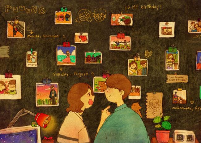 Bộ tranh cực dễ thương nói về một tình yêu hạnh phúc-9