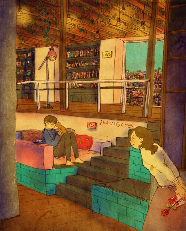 Bộ tranh cực dễ thương nói về một tình yêu hạnh phúc-18