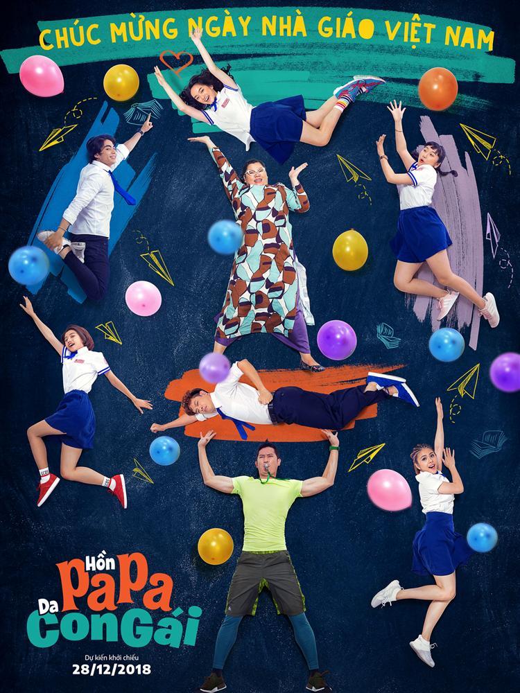 Thái Hòa, Kaity Nguyễn và Trang Hý cùng diện đồng phục học sinh mừng ngày 20/11-1