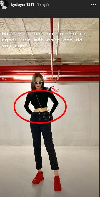 Kỳ Duyên lại photoshop quá đà khiến tay tong teo, người gãy gập?-1