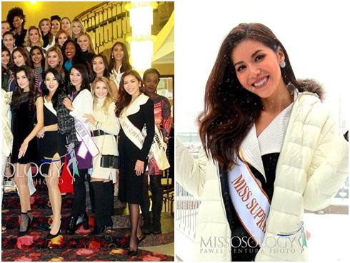 Minh Tú bị vỡ mạch máu, đôi chân đang nuột nà giờ đây bầm dập tại Miss Supranational 2018-8