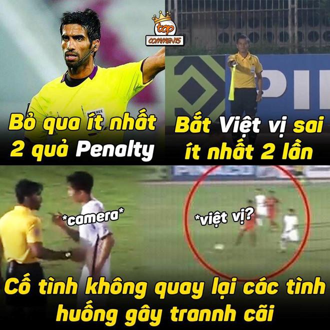 Ảnh chế dân mạng bất bình với trọng tài trận Việt Nam - Myanmar-3
