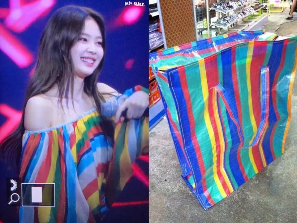 Bất ngờ với bộ trang phục được lấy ý tưởng từ túi nhựa Sampeng Thái Lan của Jennie BLACKPINK-4