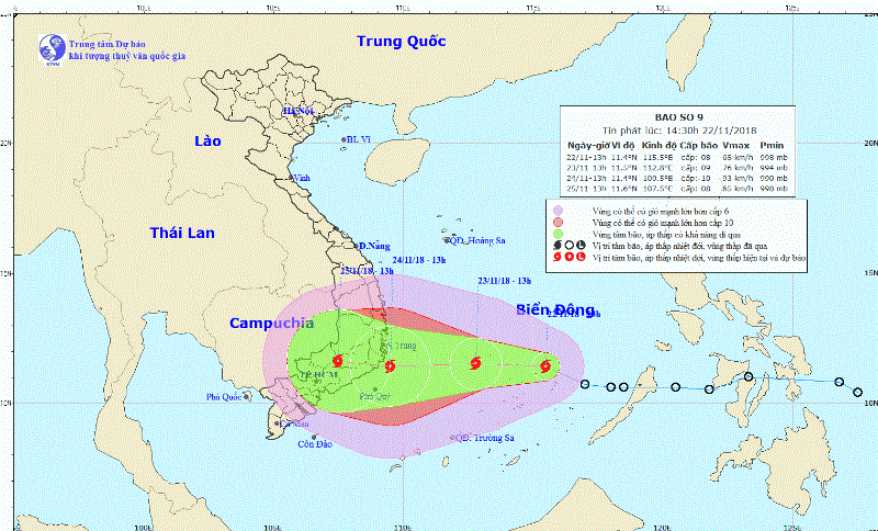 Bão số 9: Các địa phương từ miền Trung trở vào căng mình ứng phó-1