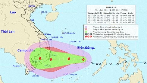 Bão số 9: Các địa phương từ miền Trung trở vào căng mình ứng phó