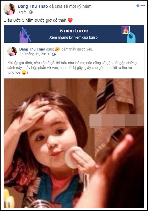 Mới 8 tháng tuổi, ái nữ nhà Đặng Thu Thảo đã điệu ơi là điệu khiến bà mẹ hoa hậu còn phải giật mình-1