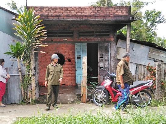 Tiền Giang: Thanh niên có biểu hiện ngáo đá đốt nhà cha đẻ