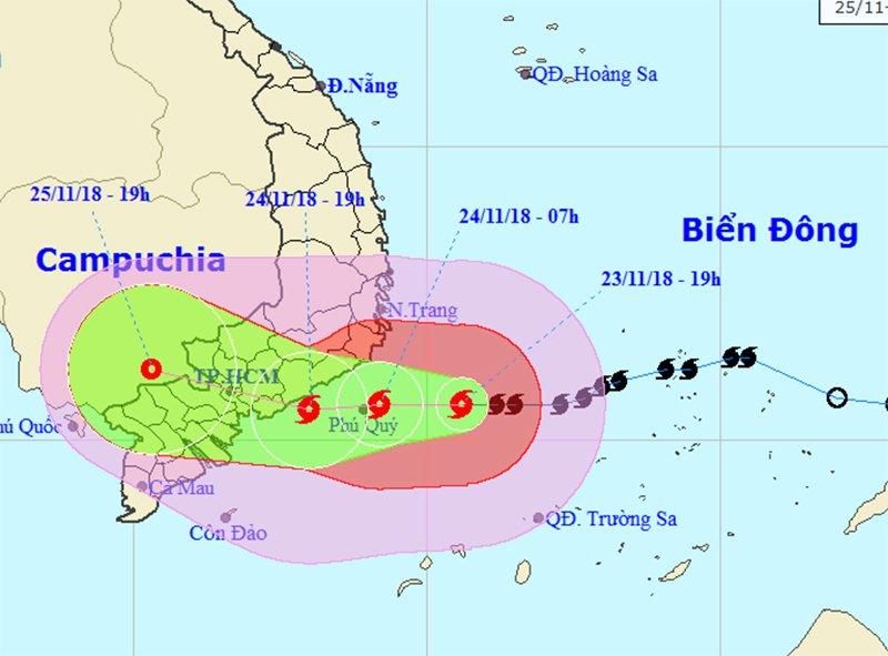 Dự báo thời tiết 24/11: Nín thở đợi bão số 9, Nam Bộ nguy cơ lốc xoáy-1