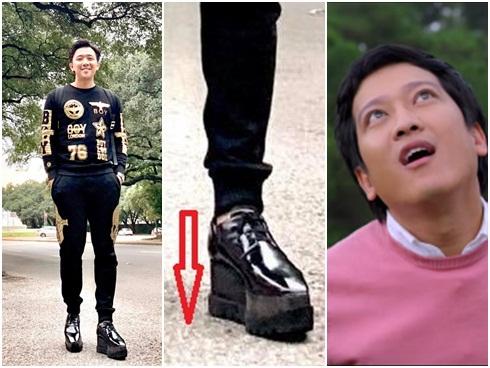 Ai chẳng biết Trấn Thành nghiện giày độn đế, nhưng vác đôi cà kheo 15cm dưới chân thế này thì quá đáng sợ rồi!