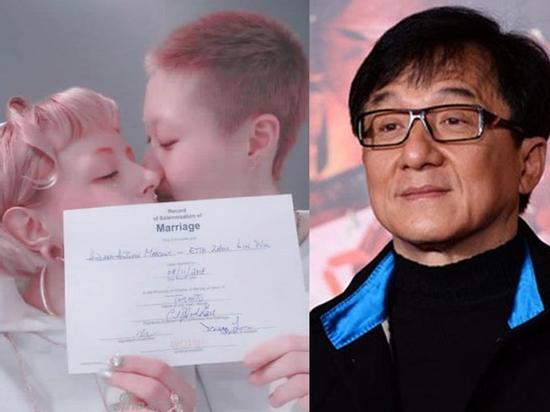 Con rơi của Thành Long thừa nhận kết hôn với bạn gái đồng tính hơn 12 tuổi