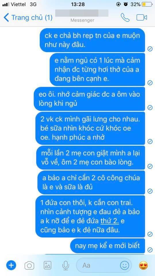 Nấc nghẹn với tin nhắn của người vợ trẻ dành cho chồng đã mất: Sao anh để vợ nói chuyện mình mãi thế-3