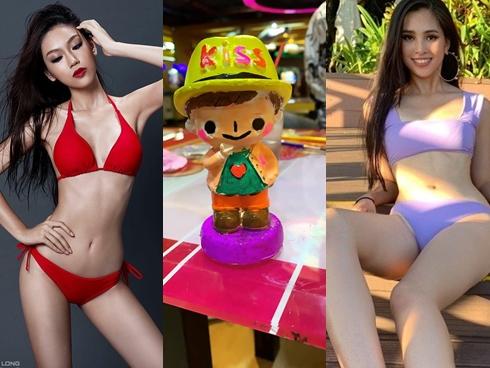 Bị 'ném đá' sấp mặt vì chê Trần Tiểu Vy nói tiếng Anh dở đến mức xấu hổ, Á khôi Phương Linh thờ ơ đi tô tượng