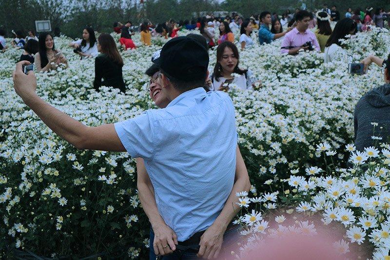 Vườn cúc họa mi thất thủ vì quý cô Hà thành làm điều này-17