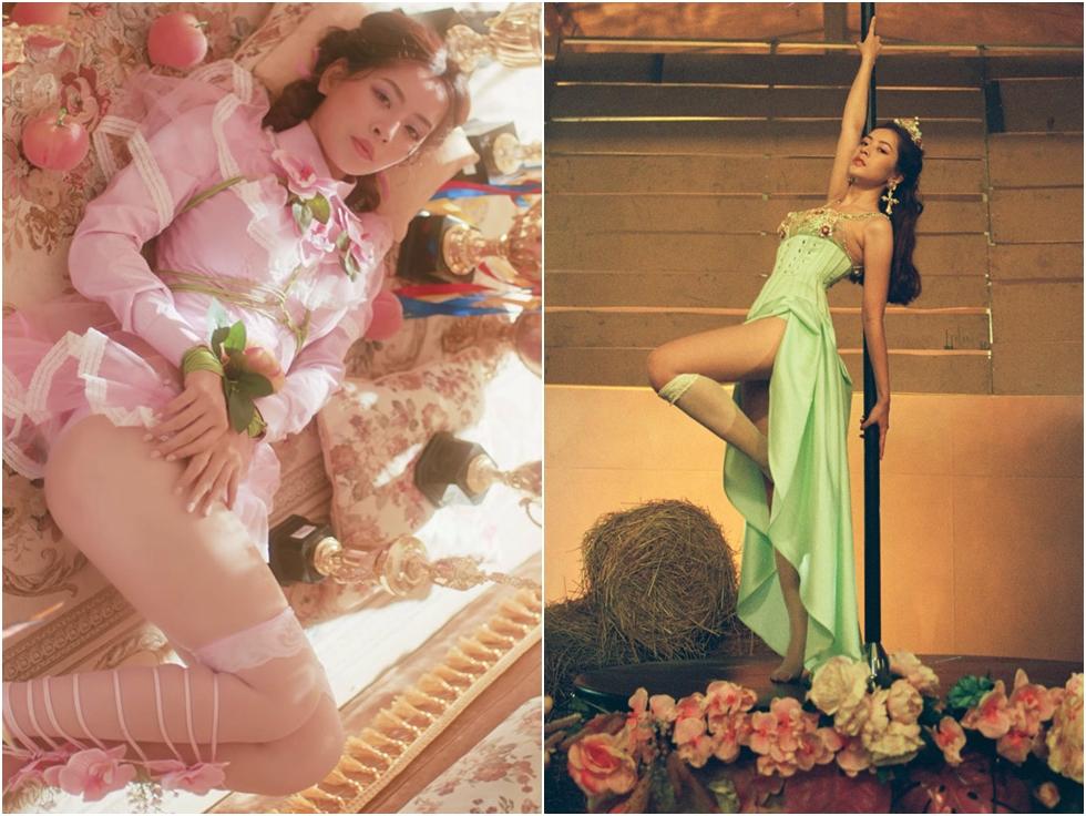 Chóng mặt vì quần 15cm ngắn tới lộ cả nội y của các cô ca sĩ liều lĩnh-10