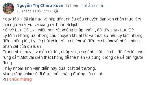 Phát ngôn bênh vực Lưu Đê Li, có ai ngờ NSƯT Chiều Xuân bị khán giả ném đá đến mức phải xin lỗi dưới từng comment-3