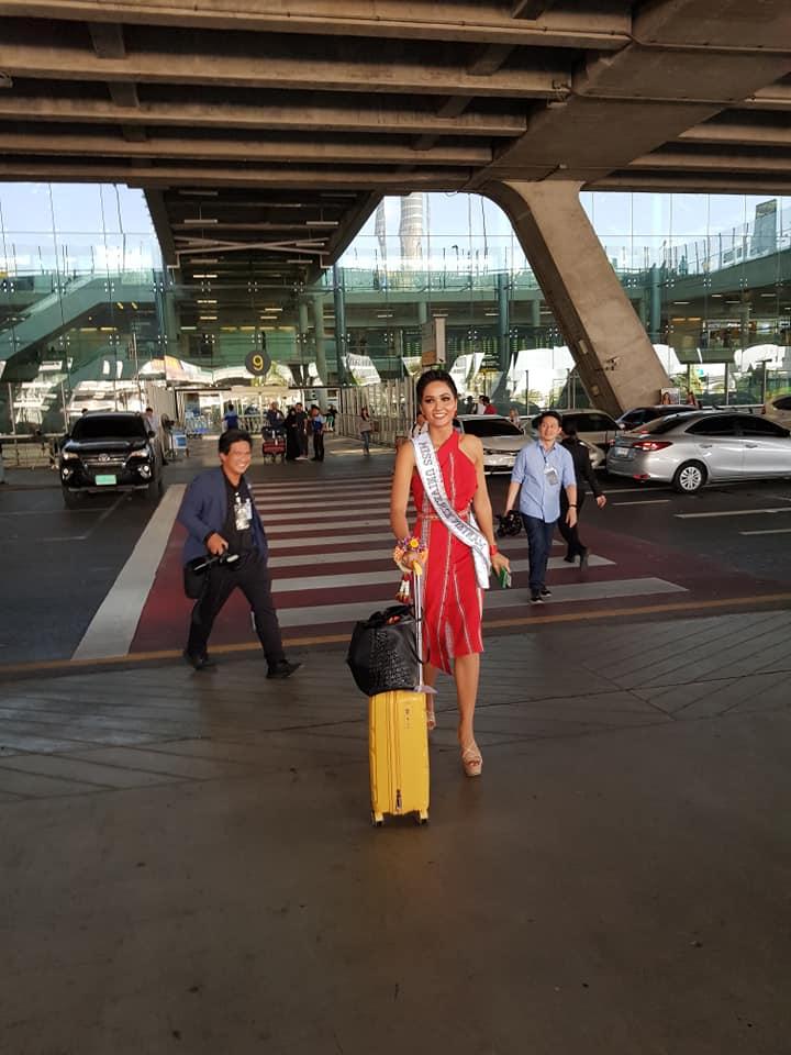 HHen Niê tạo dáng điên đảo tại sân bay Bangkok, mỹ nữ Philippines được chào đón như nữ hoàng-1