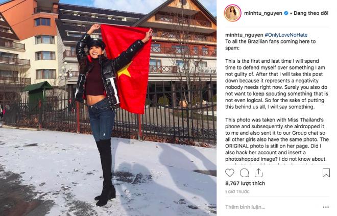 Bị tố can thiệp photoshop để dìm hàng đối thủ, Minh Tú thẳng thắn đáp trả-1