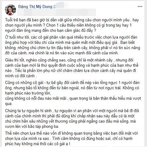 Sau hơn 2 năm hủy hôn với Phan Thành, Midu bất ngờ dạy phụ nữ cách đối mặt và chấp nhận với đớn đau trong tình cảm-1