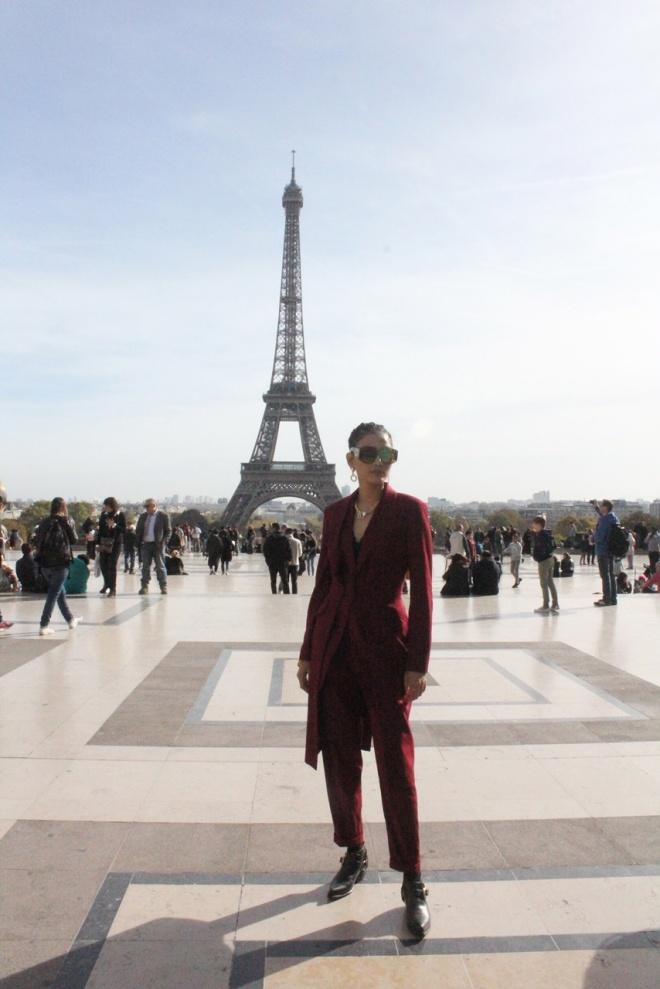 Á hậu Trương Thị May hào hứng khám phá nước Pháp xinh đẹp-8