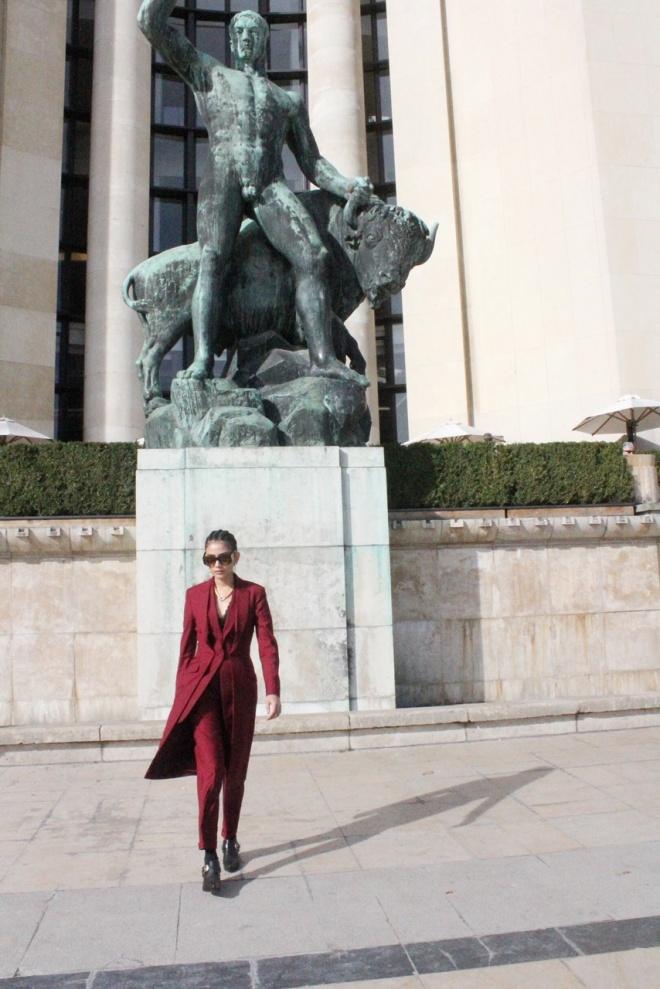 Á hậu Trương Thị May hào hứng khám phá nước Pháp xinh đẹp-10