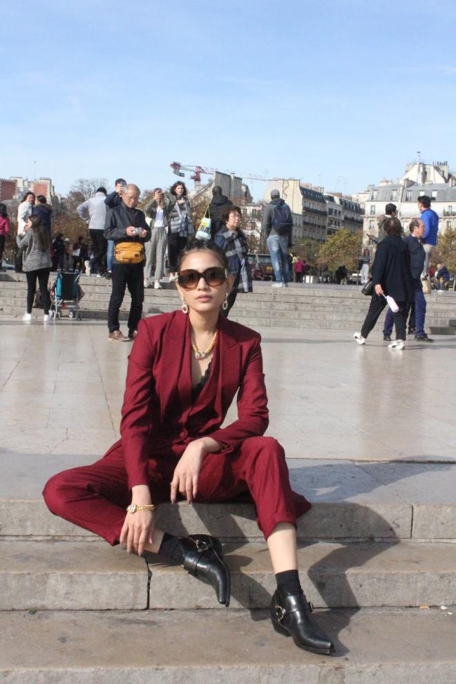 Á hậu Trương Thị May hào hứng khám phá nước Pháp xinh đẹp-11