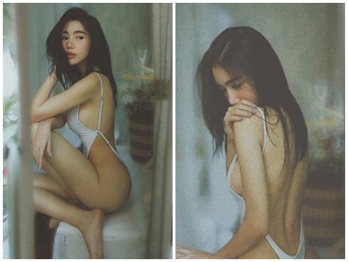 Chán mốt bikini cắt xẻ nhìn đâu cũng thủng, mẹ hai con Elly Trần quay sang khoe cơ bụng cực phẩm-12