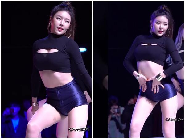 Chóng mặt vì quần 15cm ngắn tới lộ cả nội y của các cô ca sĩ liều lĩnh-9