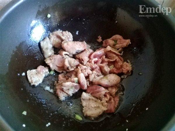 Giòn giòn thơm thơm nấm xào đậu phụ ngon tuyệt-2